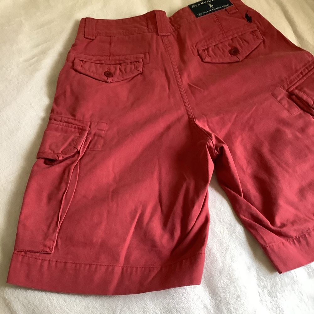 NEW 30” Red Ralph Lauren Cargo Shorts - Men - Picture 9 of 11